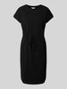 B.Young Knielanges Kleid mit Tunnelzug Modell 'PANDINNA' Black