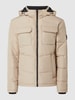 Jack & Jones Steppjacke mit abnehmbarer Kapuze Modell 'Brady' Beige