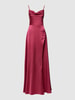 Luxuar Abendkleid in Wickel-Optik Kirschrot