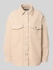 ONLY Regular fit lange jas met reverskraag model 'ASTRID' Beige