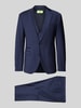 Cinque Slim fit 2-knoops colbert met paspelzak op de borst, model 'soda' Marineblauw