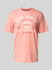 Tom Tailor Regular Fit T-Shirt aus reiner Baumwolle Rosa