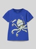 Name It T-shirt met statement- en motiefprint Koningsblauw