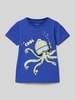 Name It T-Shirt mit Statement- und Motiv-Print Royal