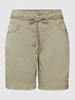 Buena Vista Bermudas mit Label-Details Khaki