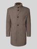 bugatti Mantel mit Stehkragen Beige