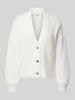 Kaffe Regular Fit Cardigan mit Woll-Anteil  Modell 'vilma' Offwhite