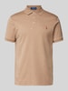 Polo Ralph Lauren Regular fit poloshirt met labelstitching Beige