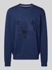 PME Legend Sweatshirt met labelstitching Blauw