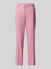 Christian Berg Woman Selection Regular fit stoffen broek met persplooien Mauve