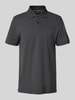 Christian Berg Men Regular Fit Poloshirt mit Logo-Stitching Anthrazit