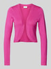 Kaffe Bolero in unifarbenem Design Modell 'ASTRID' Pink