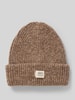 Barts Mütze in Strick-Optik Modell 'Owlet' Mittelbraun