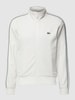 Lacoste Sweatjacke mit Label-Detail Offwhite