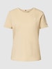 Tommy Hilfiger T-shirt met labelprint, model '1985' Beige