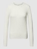 QS by s.Oliver Shirt met lange mouwen in riblook Offwhite