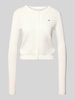 Tommy Jeans Regular fit cardigan van katoen Offwhite