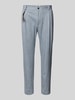 CG - Club of Gents Tapered Fit Bundfaltenhose mit Applikation Modell 'Olf' Bleu