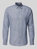 Only & Sons Regular Fit Freizeithemd mit Kentkragen Modell 'CAIDENLS' Blau