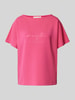 Christian Berg Woman T-Shirt mit Statement-Print Pink