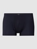 Mey Boxershort met labelpatch Marineblauw