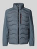 Tom Tailor Regular fit gewatteerd jack met structuurmix Bleu