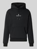 Polo Ralph Lauren Hoodie met labelstitching en kangoeroezak Zwart