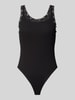 ONLY Slim Fit Body aus Baumwoll-Mix Modell 'VINI' Black