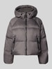WITHBLACK Gewatteerd jack met capuchon Middengrijs