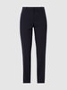 Jake*s Collection Slim fit stoffen broek met stretch Marineblauw