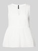 Vero Moda Blousetop van viscose met V-hals, model 'KATTY' Wit