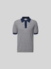 Closed Poloshirt mit kurzer Knopfleiste Bleu