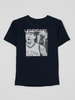 Jack & Jones T-Shirt mit Print Modell 'Legends' Marineblau