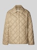 Gant Regular fit gewatteerd jack met platte kraag, model 'Quilted' Beige