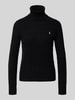 Polo Ralph Lauren Strickpullover mit Label-Stitching Black