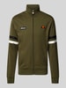 Ellesse Sweatjacke mit gerippten Abschlüssen Khaki