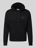 Jack & Jones Hoodie mit Label-Print Modell 'ECORP' Black