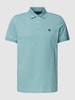 MCNEAL Poloshirt met logostitching Lichtturquoise