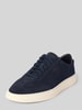 BOSS Low Top Sneakers aus Veloursleder Marine