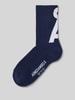ARMEDANGELS Sokken met labelstitching 'SAAMUS' Marineblauw