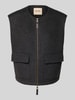 MOS MOSH Gilet met ritssluiting Donkergrijs