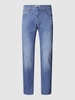 Brax Regular Fit Jeans mit Label-Patch Modell 'Cadiz' Hellblau