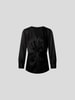 Theory Blusenshirt mit Knoten-Detail Schwarz