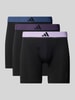 adidas Sportswear Pant & Trunk mit Logo-Stitching im 3er-Pack Lila