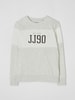 Jack & Jones Sweatshirt met logo, model 'Cemb' Offwhite gemêleerd