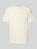 CK Calvin Klein T-shirt met labelprint, model 'ENLARGED' Beige