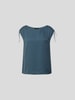 Theory T-Shirt aus Seide Hellblau