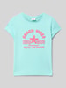 s.Oliver RED LABEL Regular Fit T-Shirt aus reiner Baumwolle Aqua