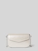 Seidenfelt Crossbody Bag mit Strukturmuster Modell 'Vanja' Silber