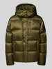 Polo Ralph Lauren Kurtka puchowa z krytym zamkiem błyskawicznym i wpuszczanymi kieszeniami Oliwkowy